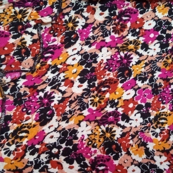 Jane and Delancey floral long sleeve peasant top women's size medium - Picture 2 of 10